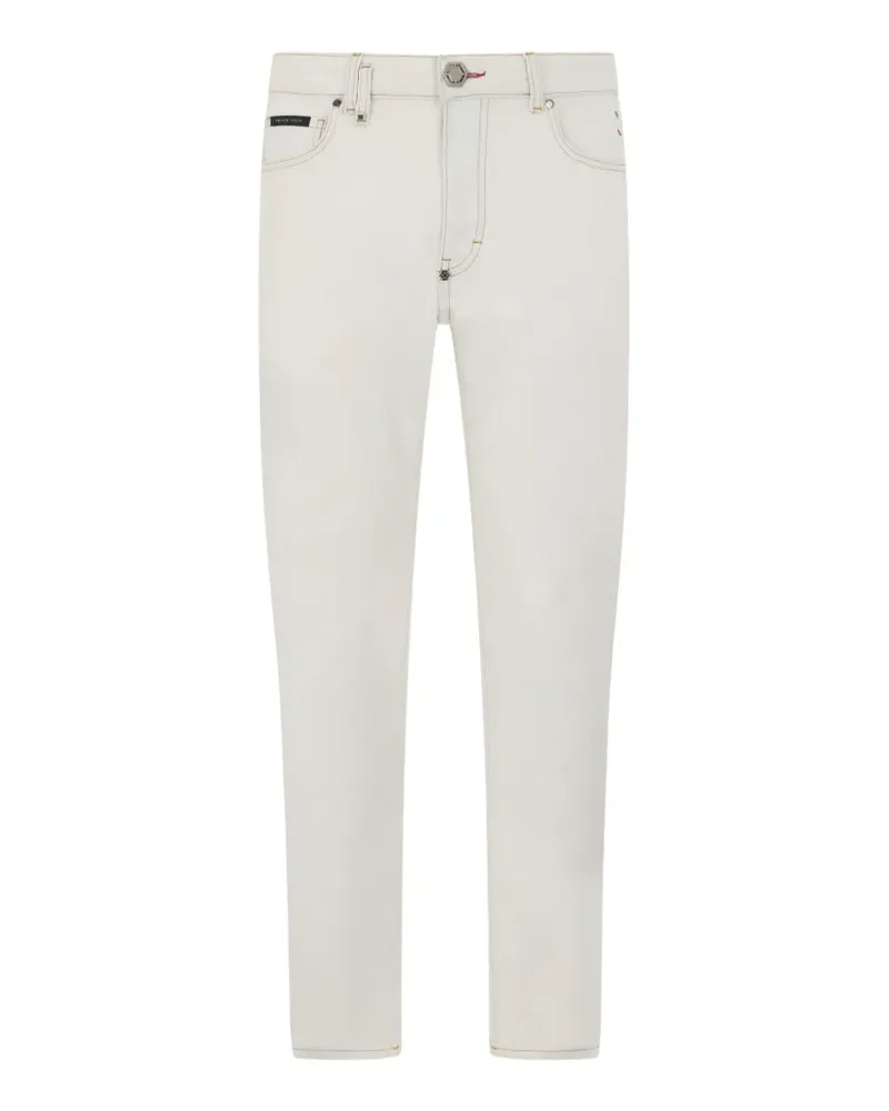 Philipp Plein Detroit Jeans mit Basic-Fit - Nude Nude