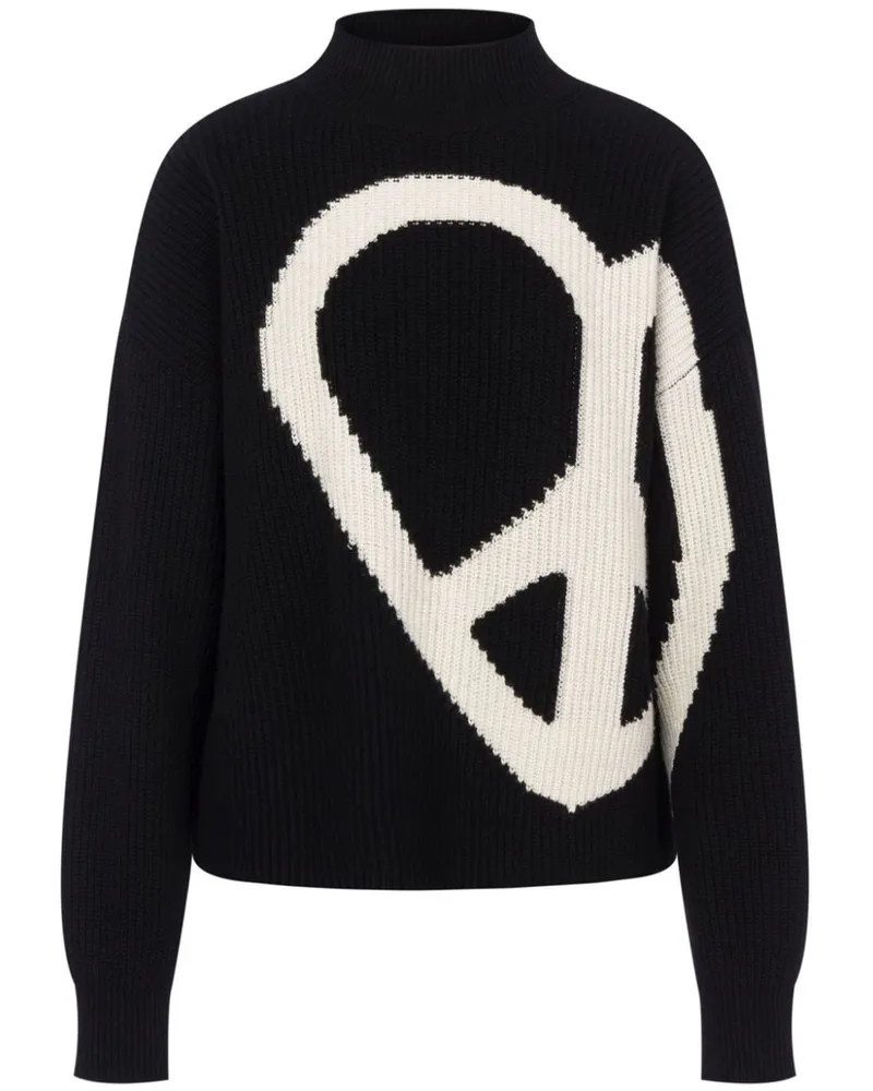 Moschino Gestrickter Pullover - Schwarz Schwarz