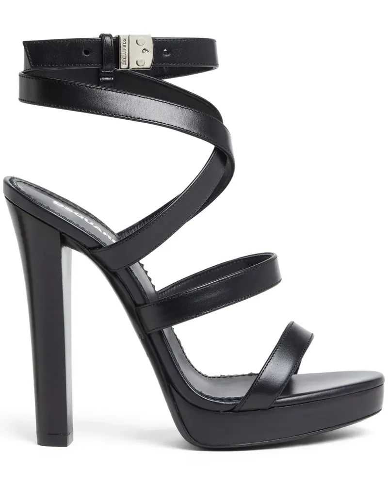 Dsquared2 Sandalen aus Leder - Schwarz Schwarz