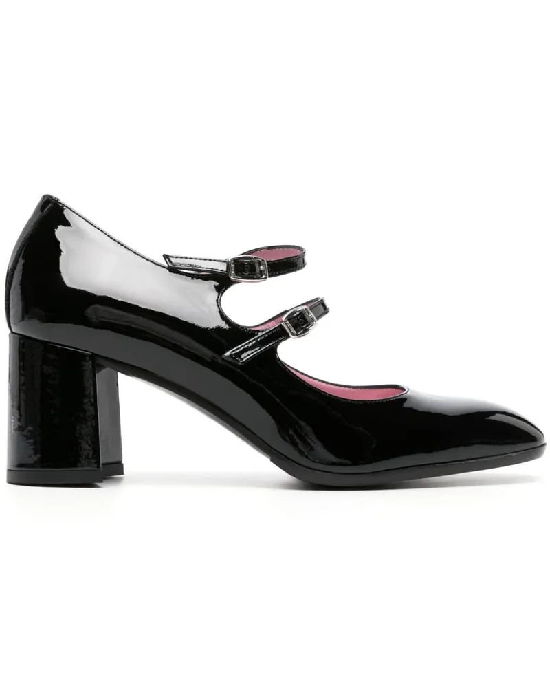 Carel Alice Pumps aus Lackleder 60mm - Schwarz Schwarz