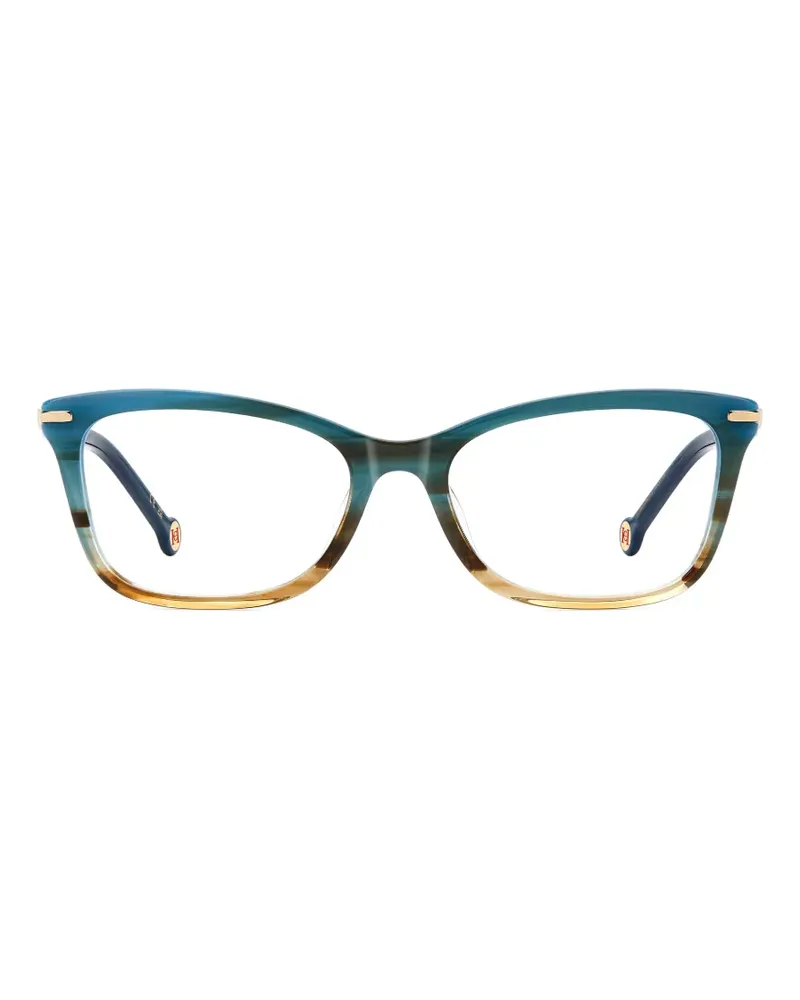 Carolina Herrera New York Brille mit Cat-Eye-Gestell - Blau Blau