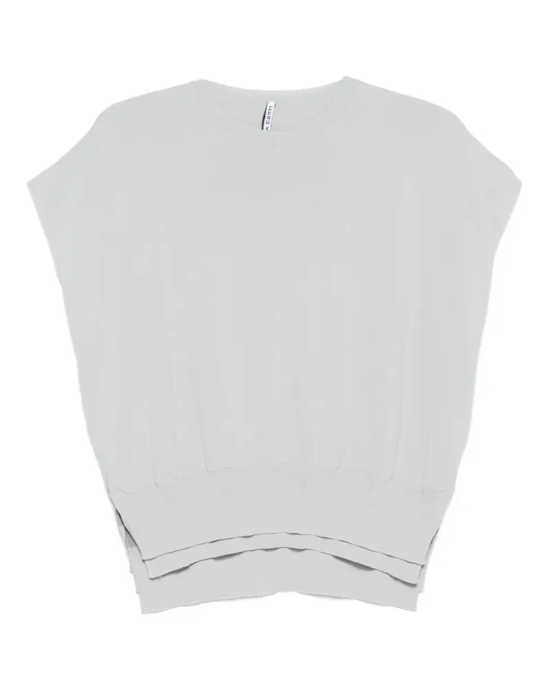 Liviana Conti Top im Layering-Look - Grau Grau