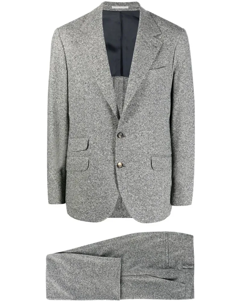 Brunello Cucinelli Einreihiger Anzug - Grau Grau