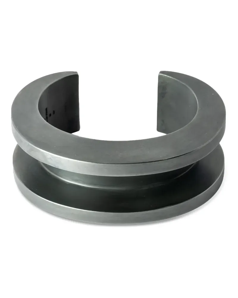 Parts Of Four Crescent Channel Armreif - Silber Silber