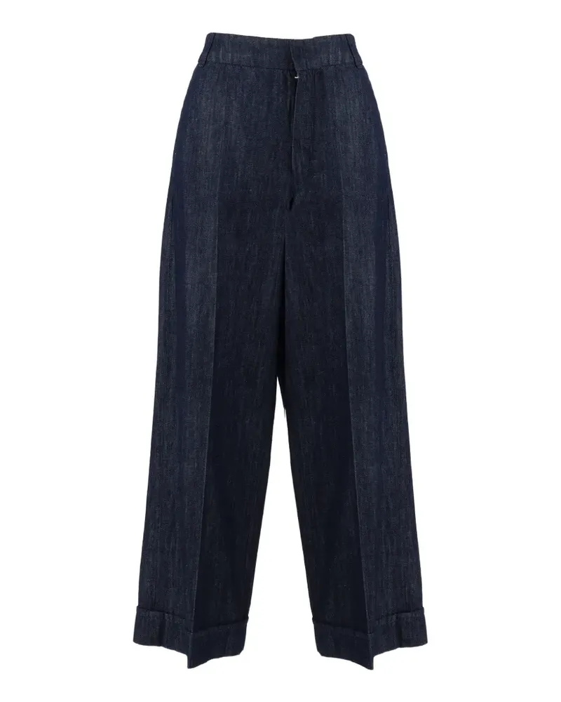 Max Mara Jeans mit hohem Bund - Blau Blau