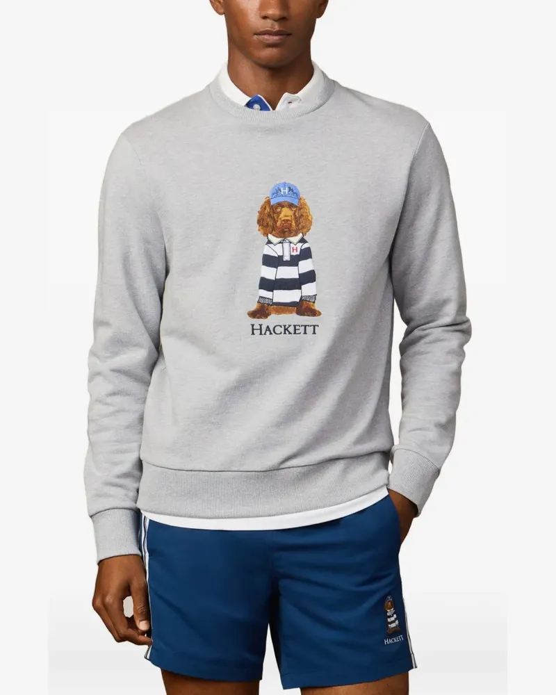Hackett Harry Pullover mit rundem Ausschnitt - Grau Grau