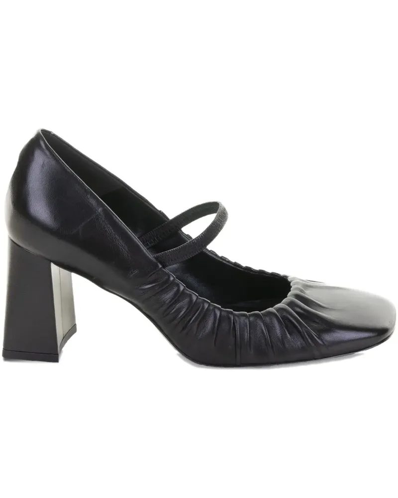 Guglielmo Rotta Pumps mit Blockabsatz 70mm - Schwarz Schwarz