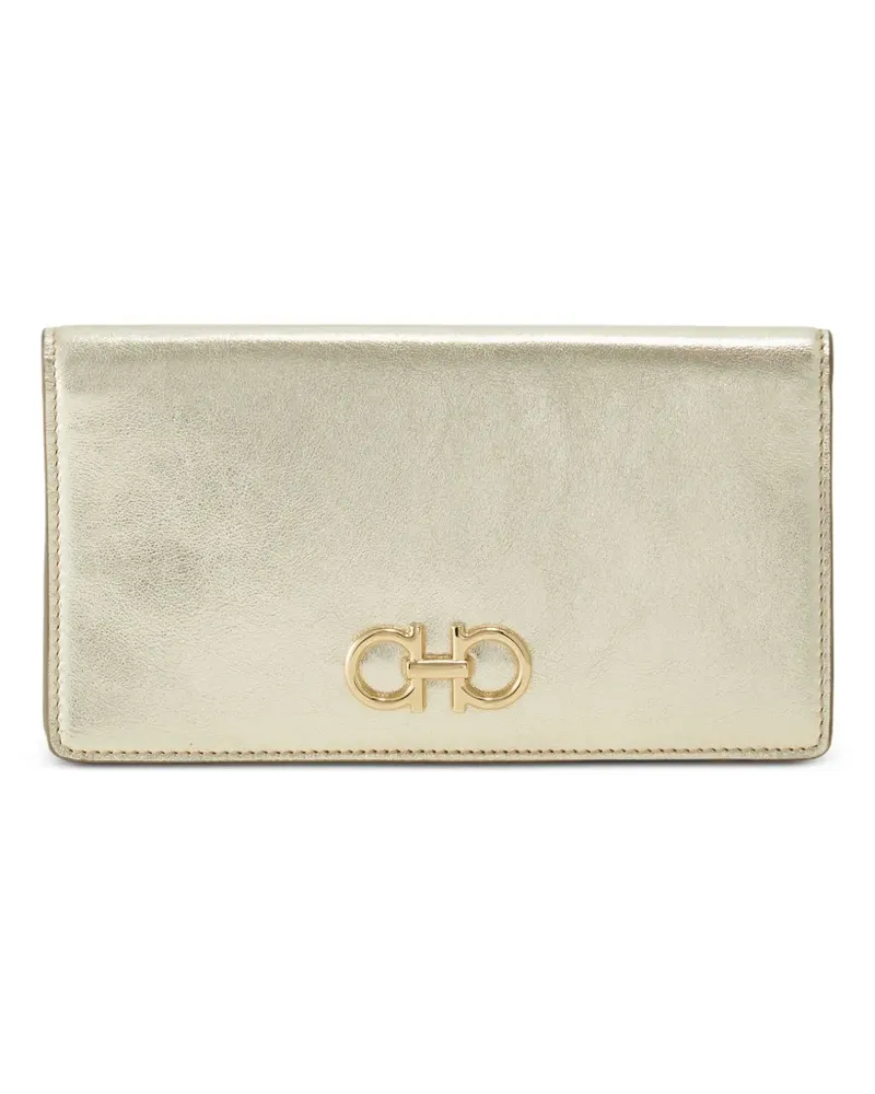 Ferragamo Portemonnaie mit Gancini-Schnalle - Gold Gold