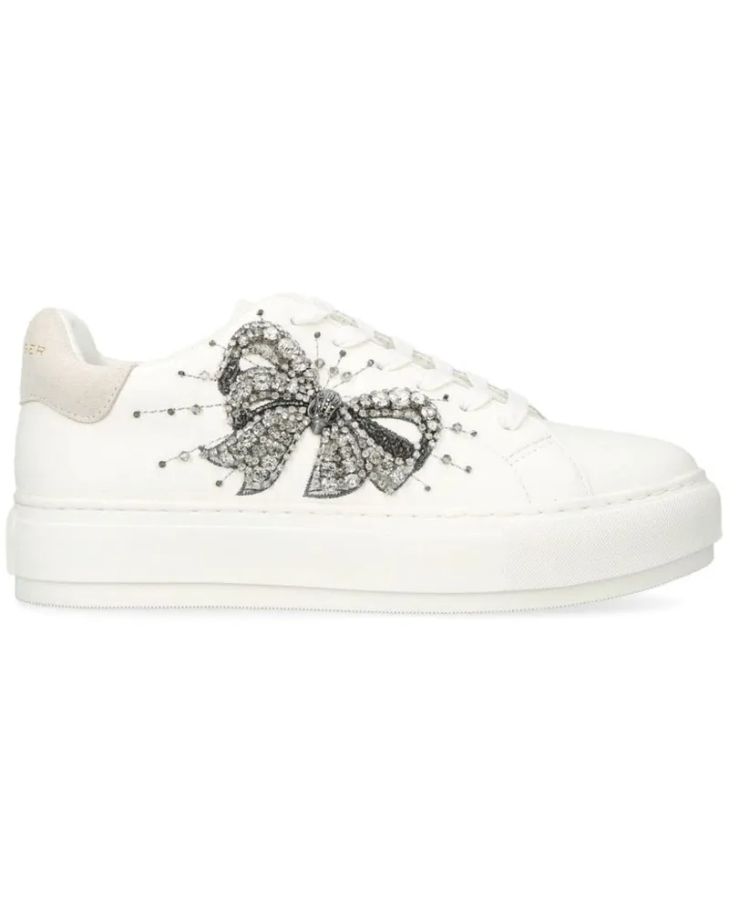 Kurt Geiger Laney Sneakers mit Kristallen - Weiß Weiß