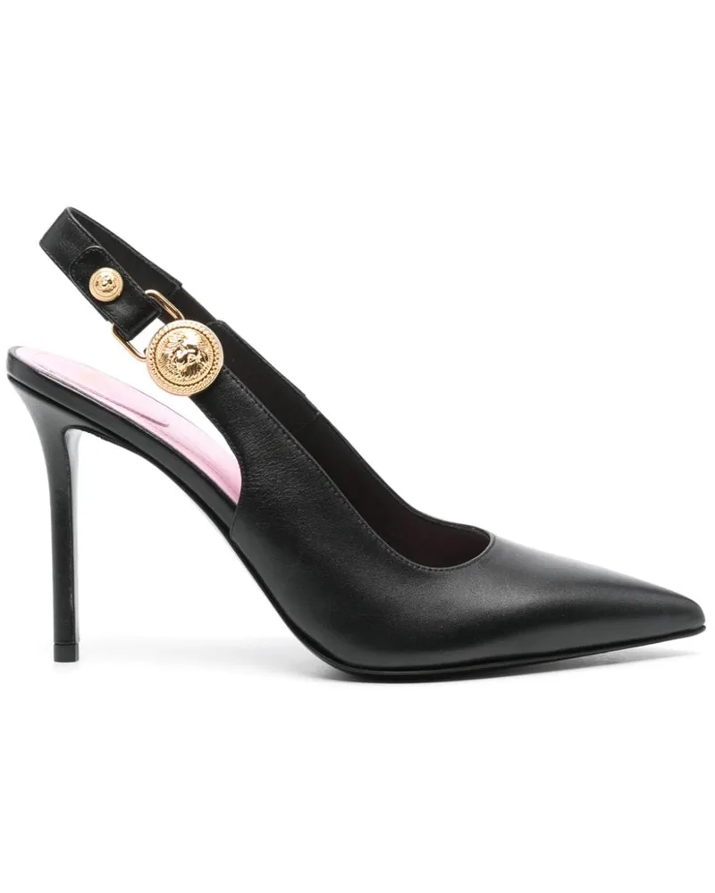 Balmain Slingback-Pumps 100mm - Schwarz Schwarz