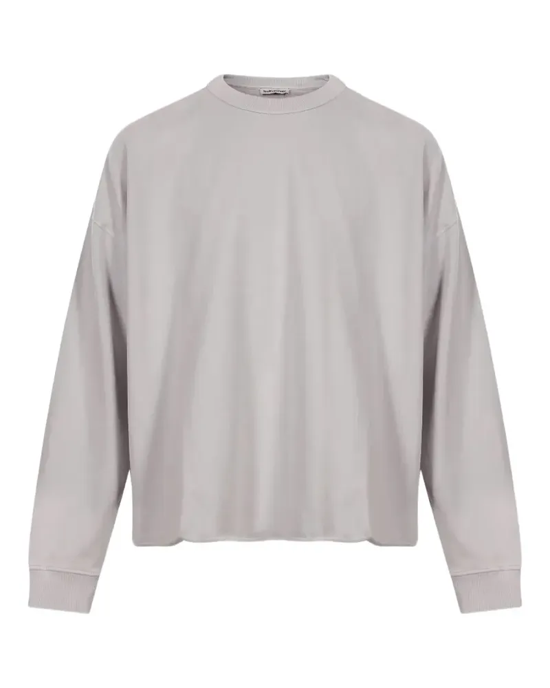 YMC Studio raw-cut sweatshirt - Grau Grau