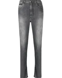 Philipp Plein Jeggings mit hohem Bund Grau