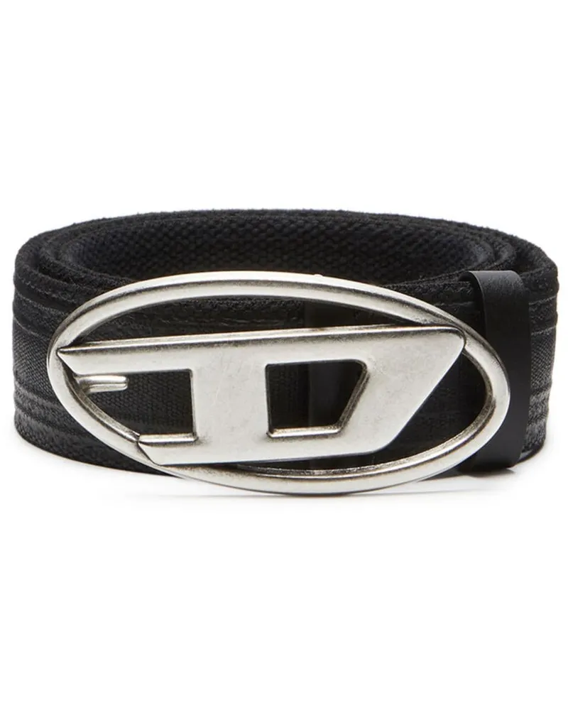 Diesel B-1DR Tape Gürtel - Schwarz Schwarz