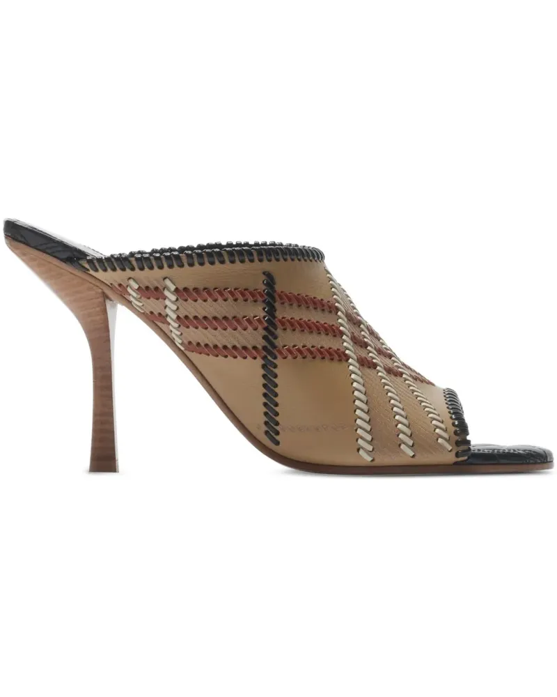 Burberry Cabana Mules - Nude Nude