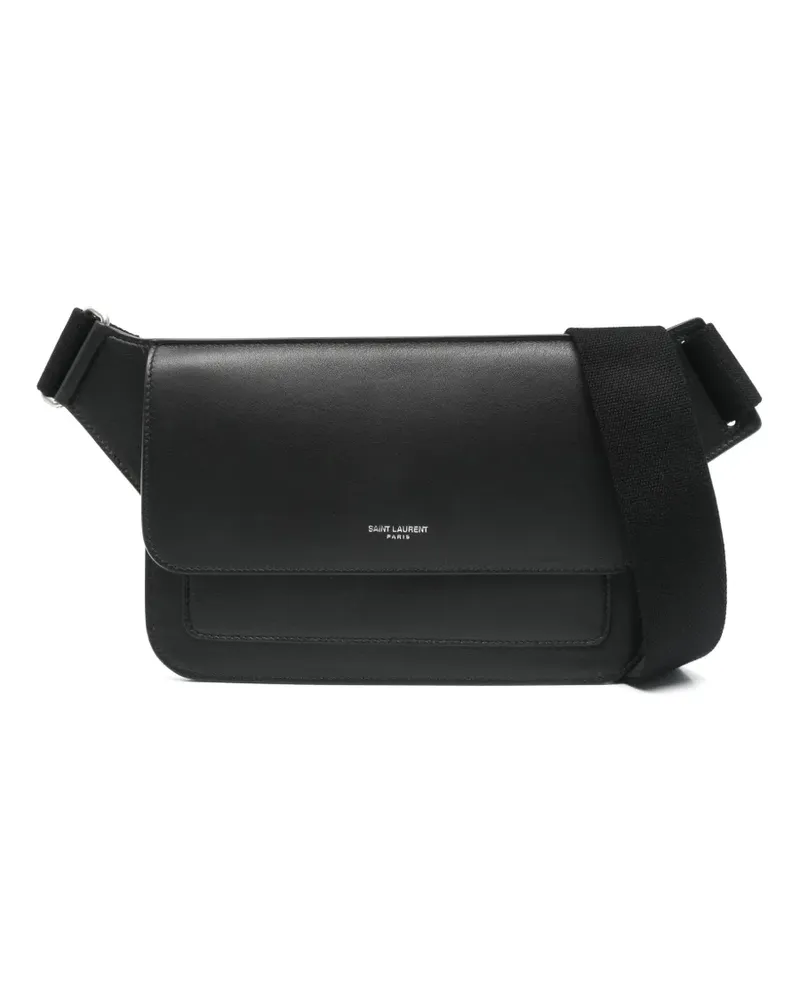 Saint Laurent Gürteltasche mit Logo-Stempel - Schwarz Schwarz