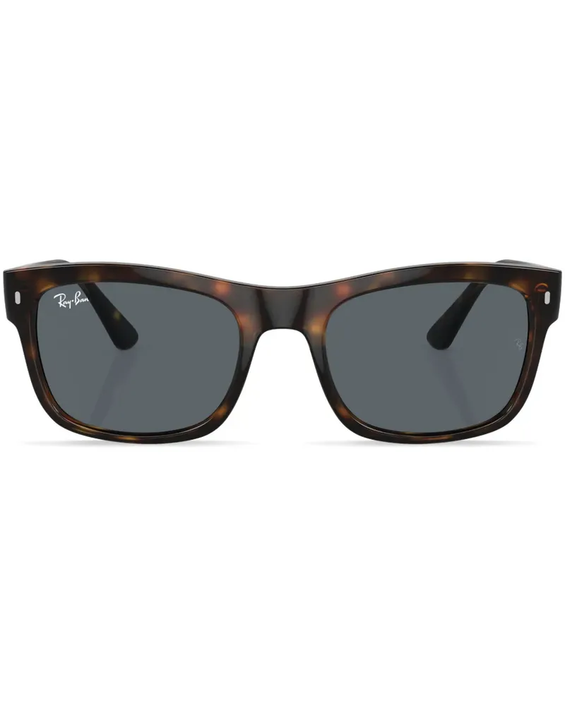 Ray Ban Eckige Sonnenbrille in Schildpattoptik - Grün Grün