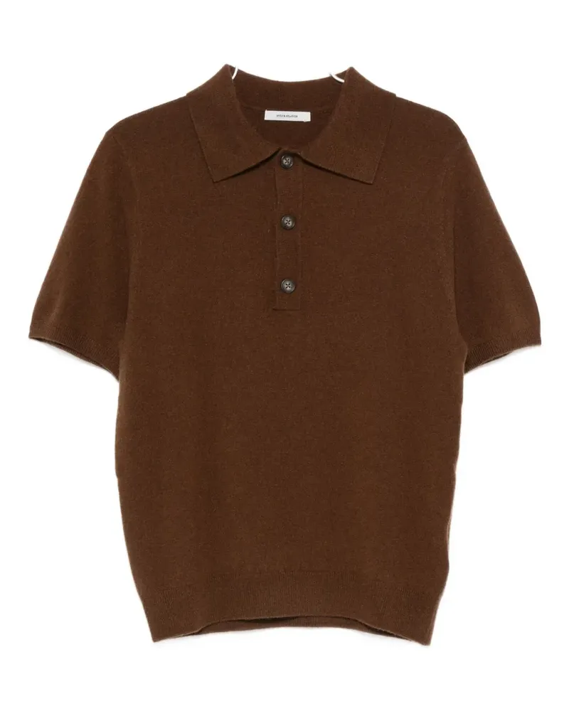 Entire Studios buttoned polo shirt - Braun Braun