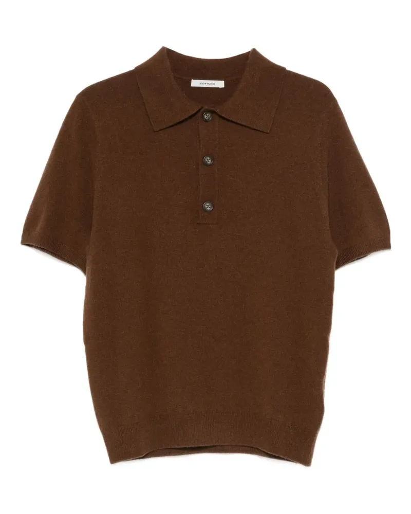 Entire Studios Poloshirt mit Knopfleiste - Braun Braun