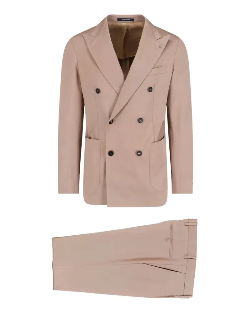 Tagliatore double-breasted suit - Nude Nude