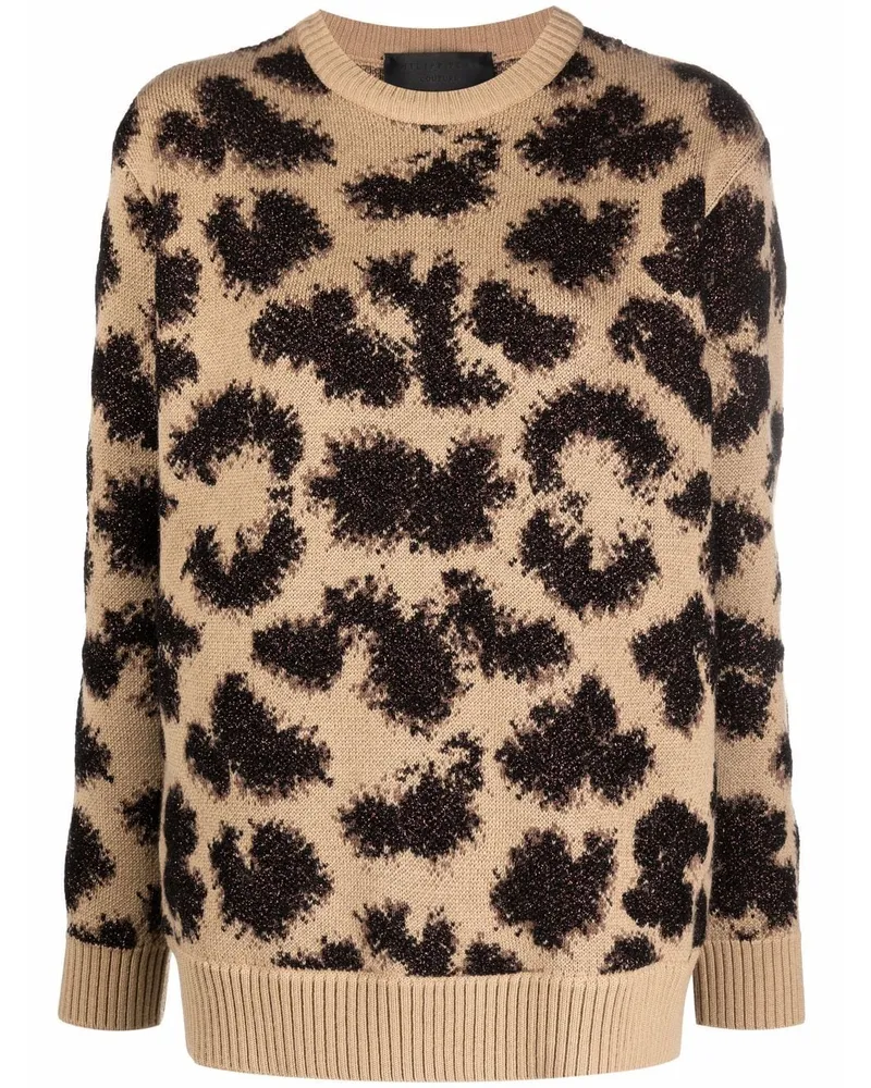 Philipp Plein Pullover mit Leopardenmuster - Braun Braun