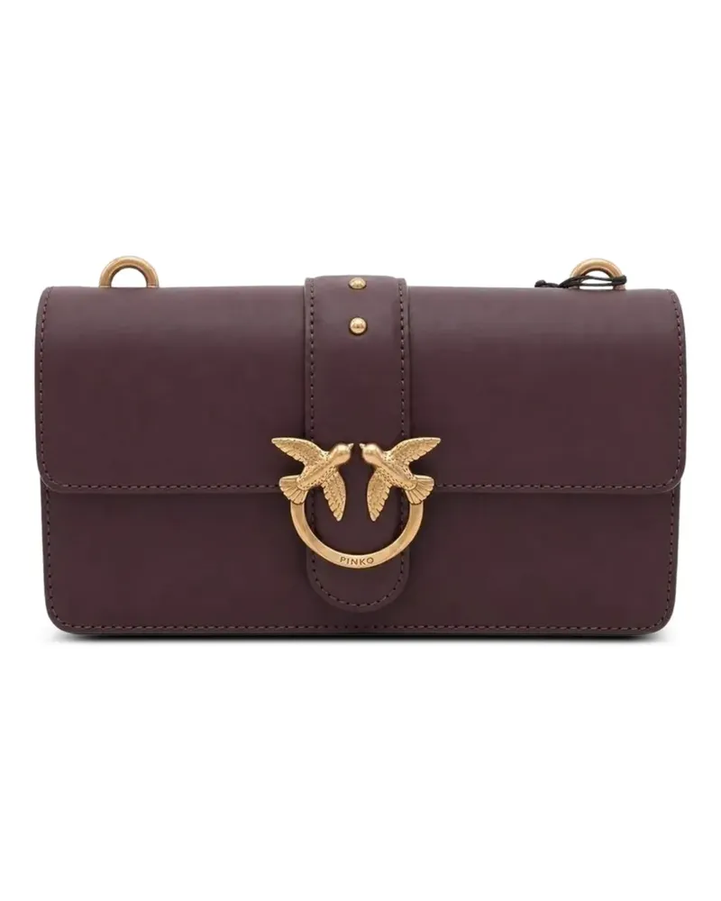 Pinko Kleine Love Birds One Schultertasche - Violett Violett