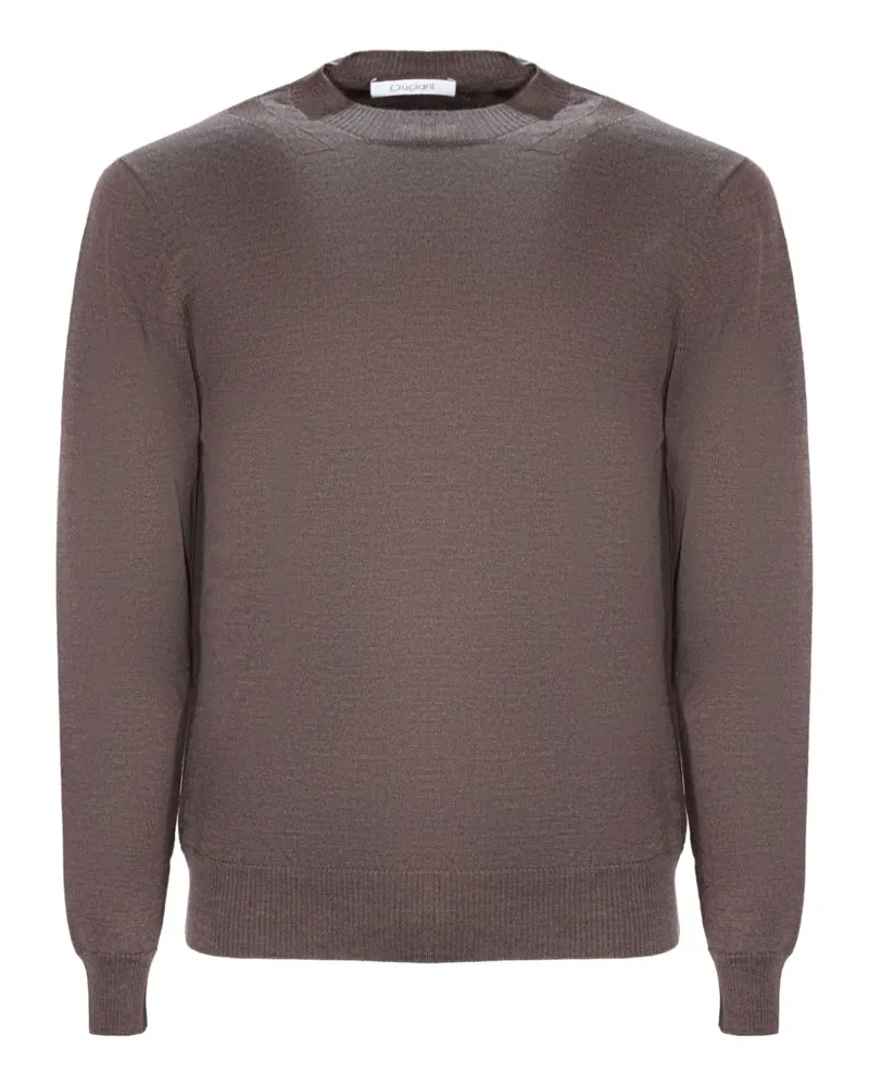 Cruciani crew-neck wool sweater - Braun Braun