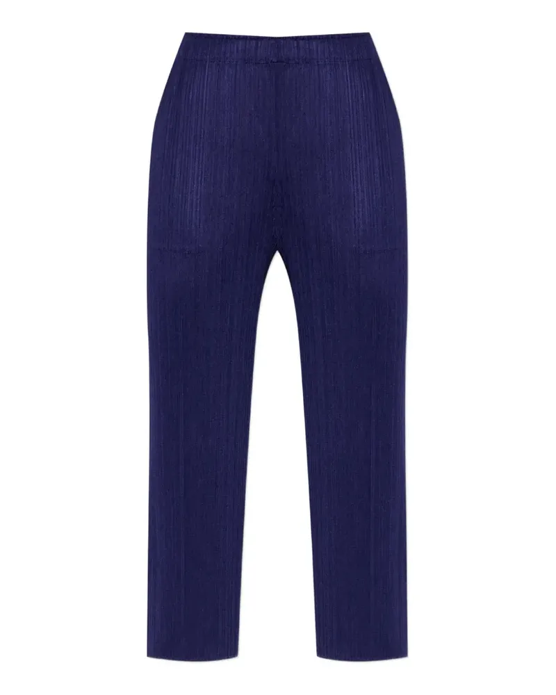 Issey Miyake pleated trousers - Blau Blau