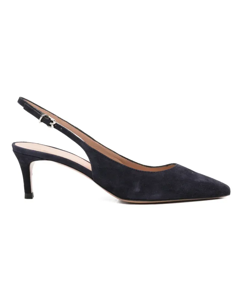 FESTA Milano slingback suede pumps - Blau Blau