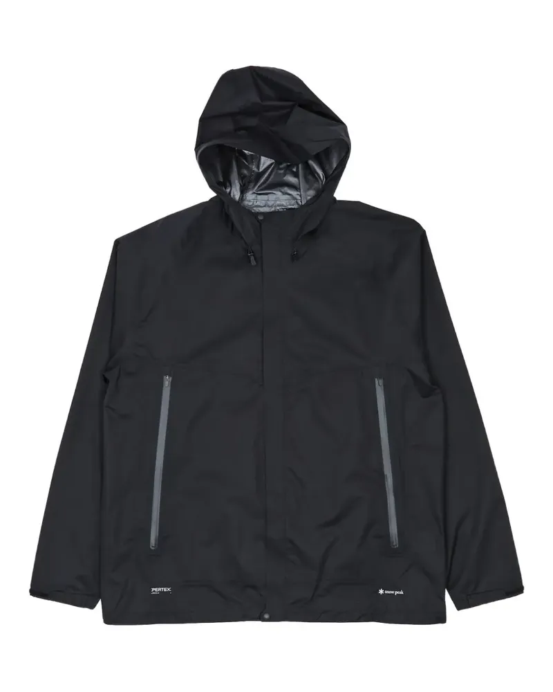 Snow Peak Pertex hooded jacket - Schwarz Schwarz