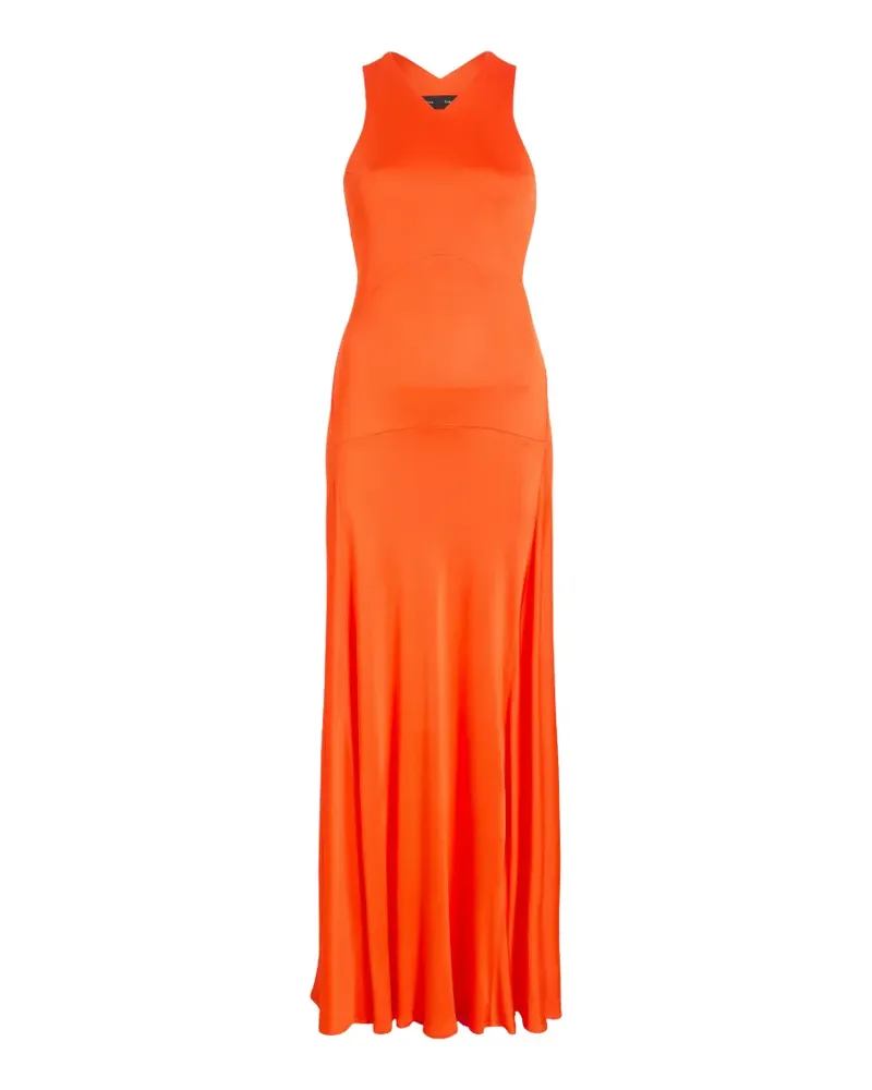 Proenza Schouler Naia V-neck maxi dress - Orange Orange