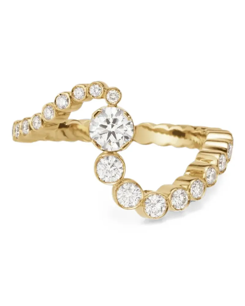 Sophie Bille Brahe Ensemble C Ring mit Diamant - Gold Gold