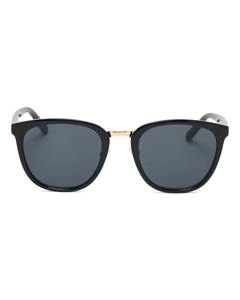 Le Specs Eclipse round-frame sunglasses - Schwarz Schwarz