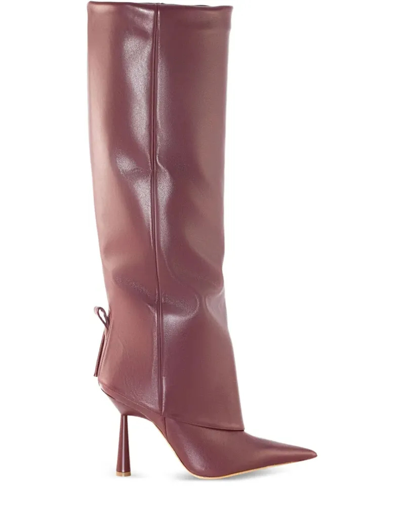 Gia Borghini Kniehohe Ros31 Stiefel 110mm - Rot Rot