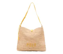 Shopper aus Bast - Nude