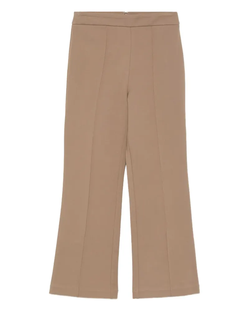 STAUD Ausgestellte Hose mit Ziernaht - Nude Nude