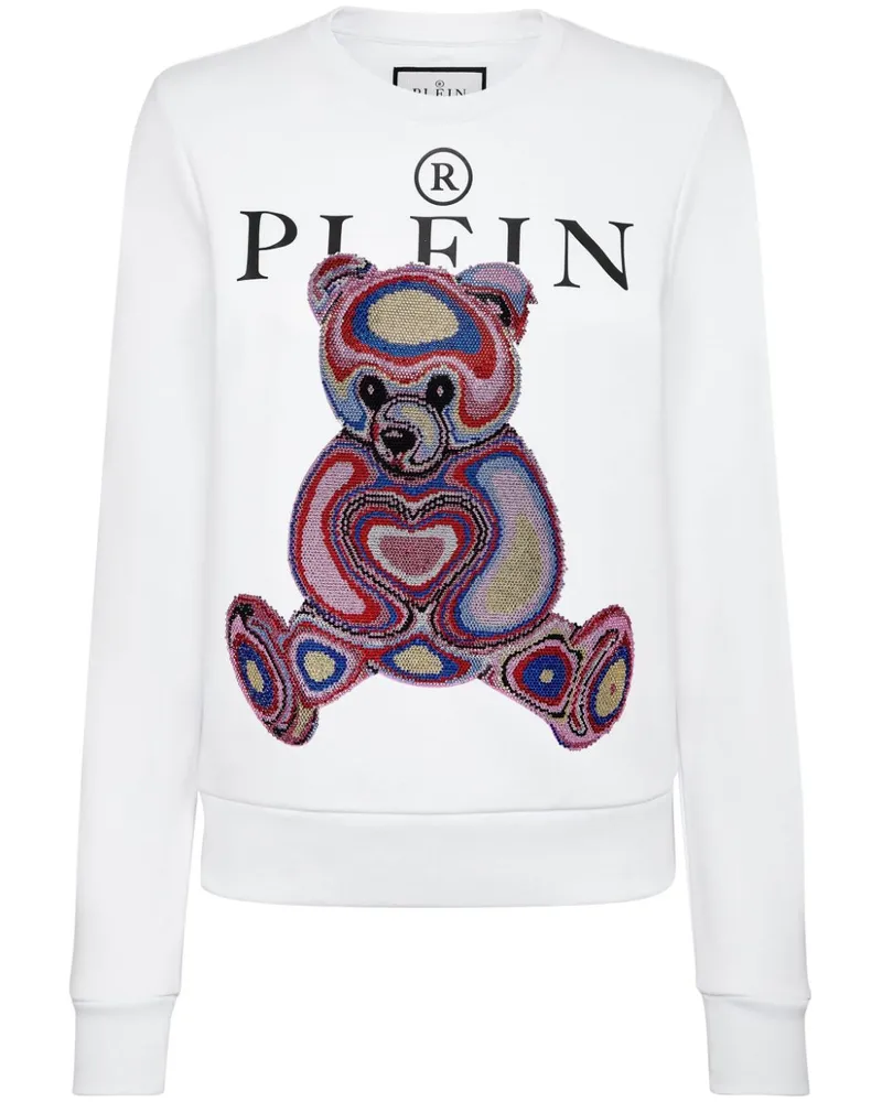 Philipp Plein Sweatshirt mit Logo-Print - Weiß Weiß