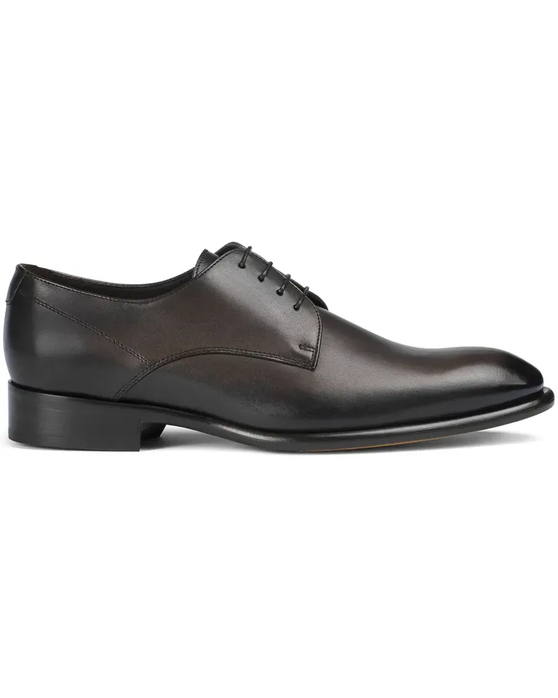 Doucal´s Schnürschuhe aus Leder - Schwarz Schwarz