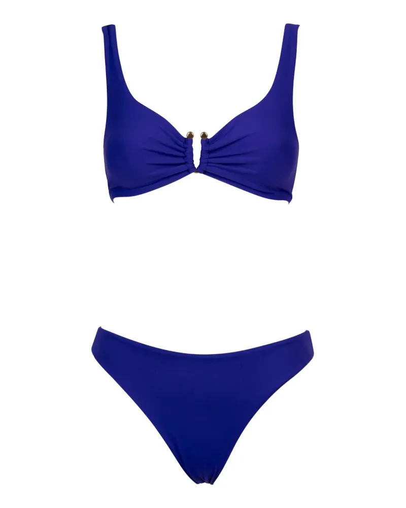 FISICO-Cristina Ferrari knotted-ring bikini - Blau Blau