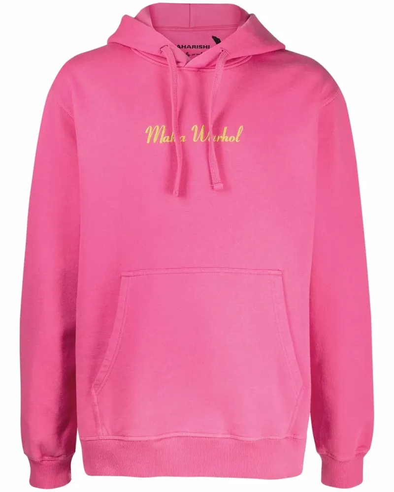 maharishi Hoodie aus Bio-Baumwolle - Rosa Rosa