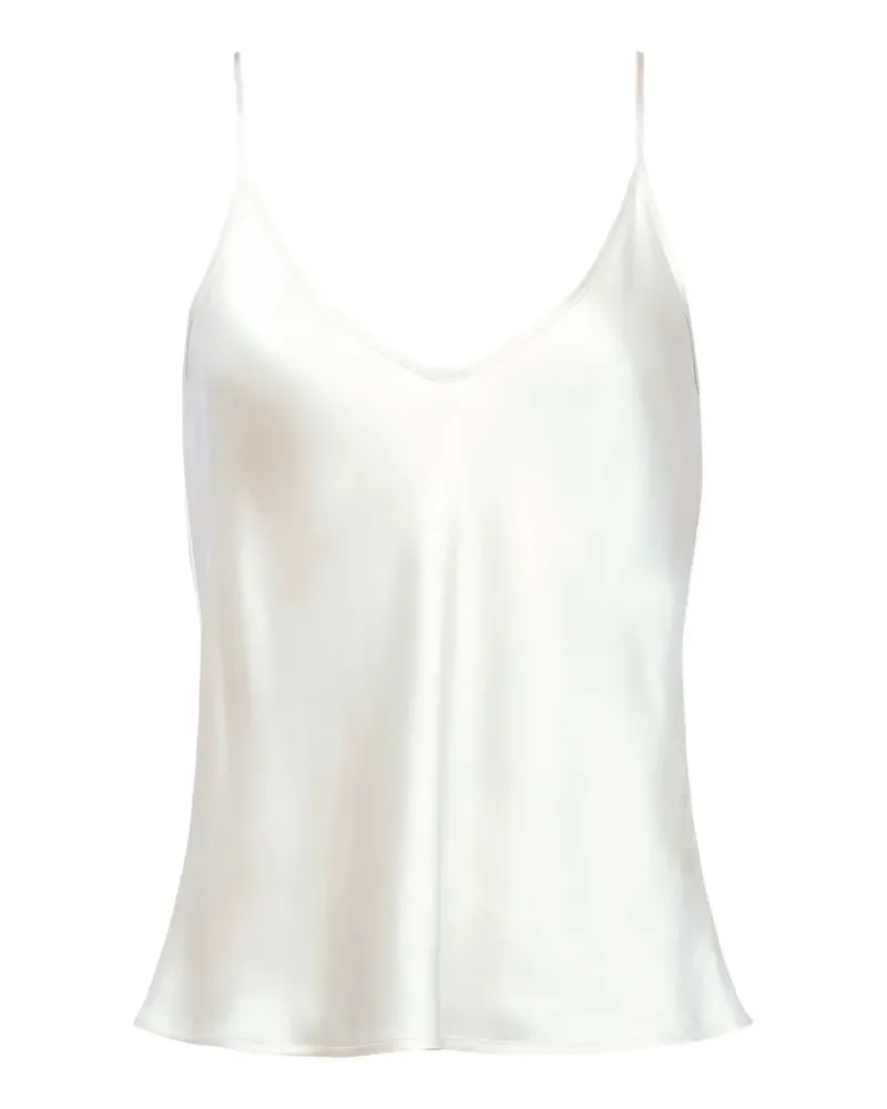L'Agence Lexi V-neck tank top - Weiß Weiß