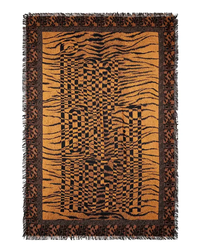 Pierre-Louis Mascia frayed scarf - Orange Orange