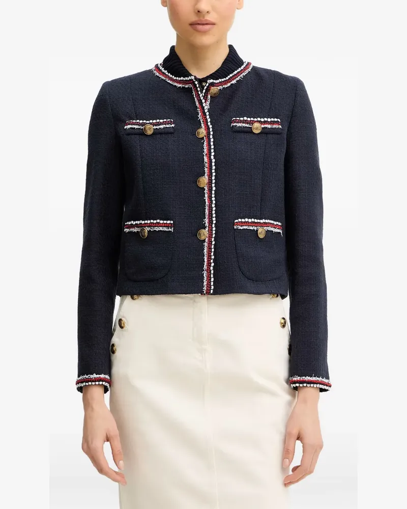 Luisa Spagnoli Geknöpfte Valter Jacke - Blau Blau