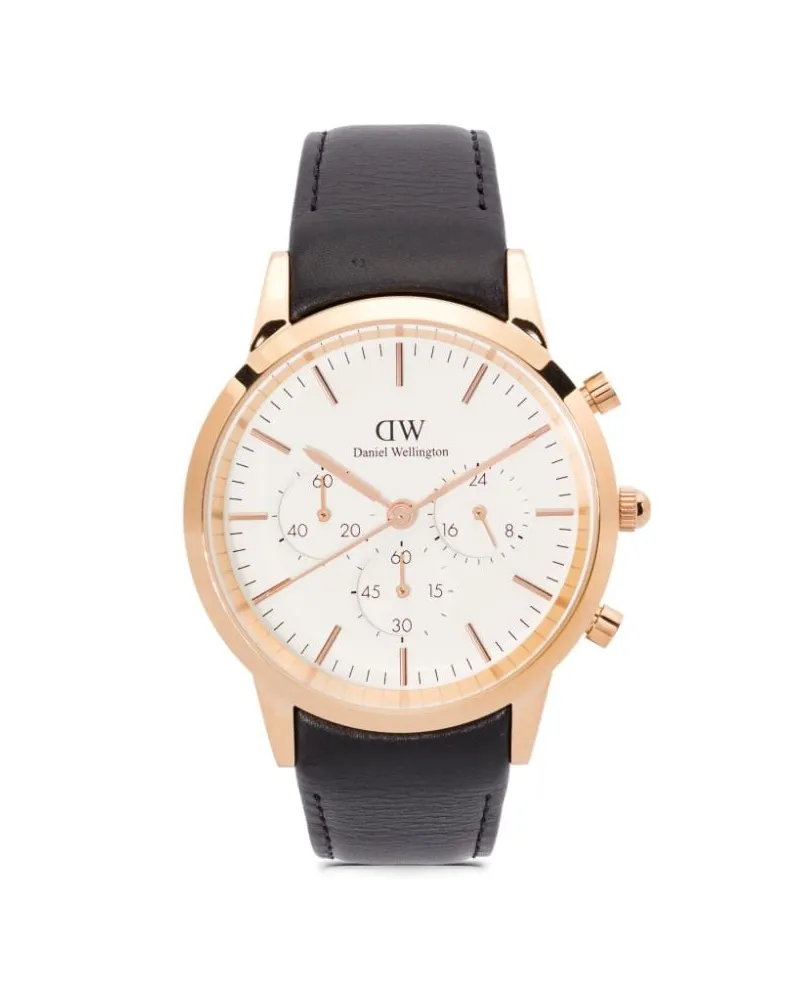 Daniel Wellington Iconic Chronograph Sheffield 42mm - Weiß Weiß