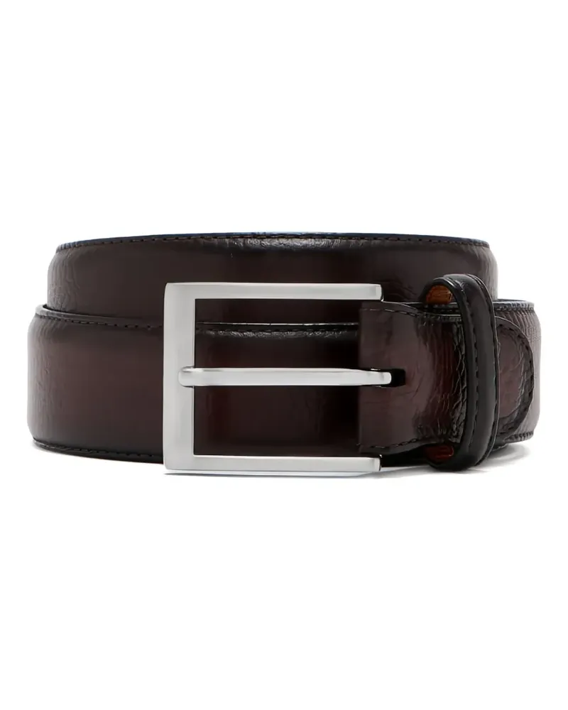 Magnanni leather belt - Braun Braun