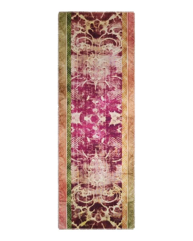 Pierre-Louis Mascia abstract-pattern rectangular-shape scarf - Nude Nude