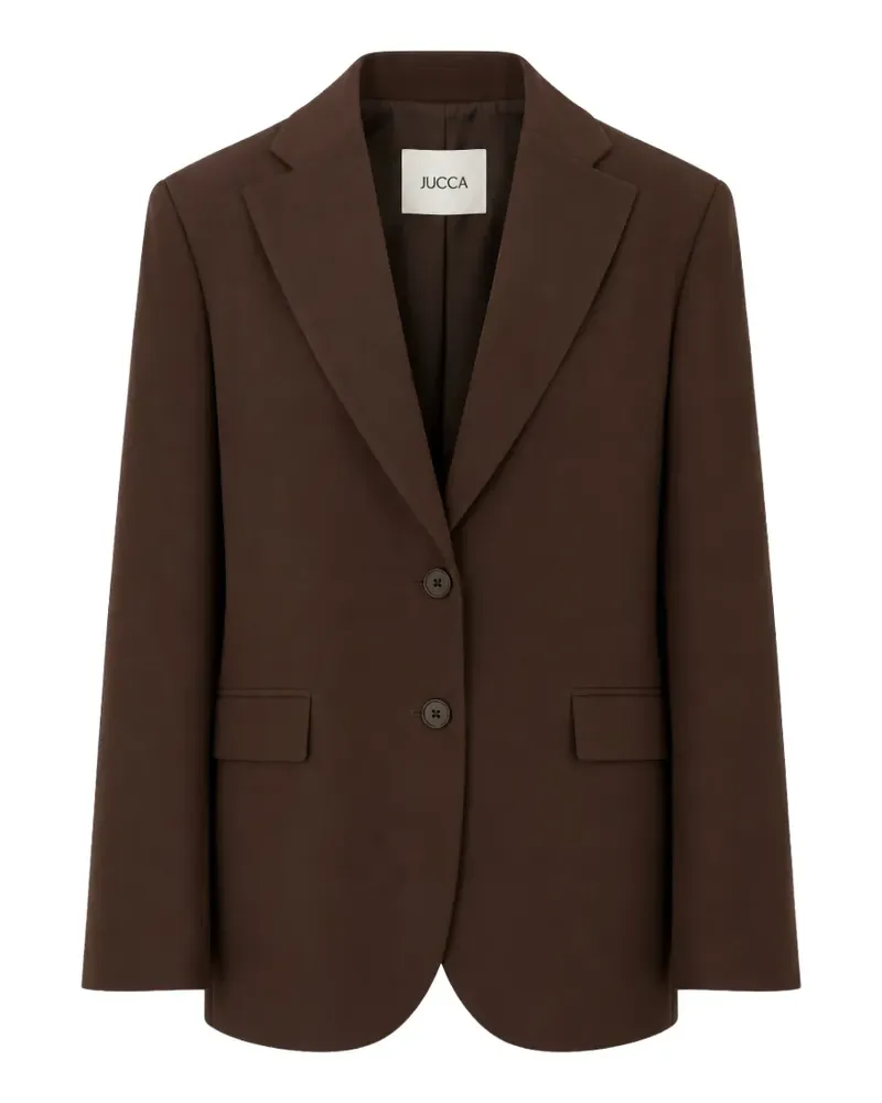 Jucca single-breasted tailored blazer - Braun Braun