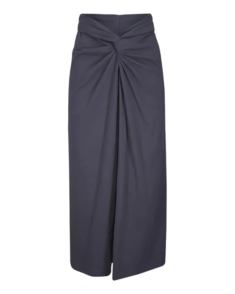 Vince twist-detail draped skirt - Grau Grau