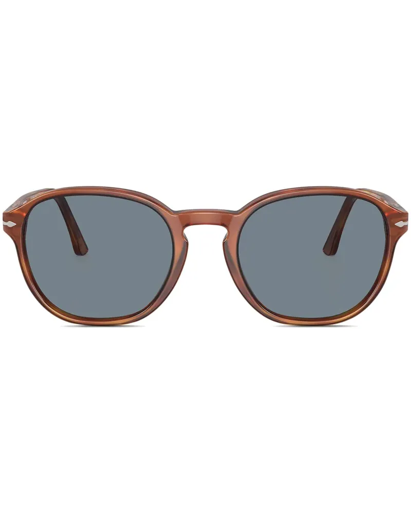 Persol Sonnenbrille mit rundem Gestell - Braun Braun