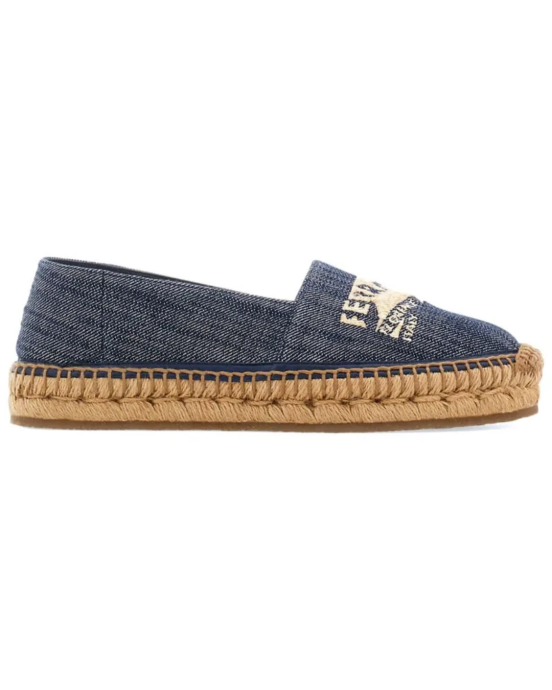 Ferragamo Espadrilles mit Logo-Stickerei - Blau Blau