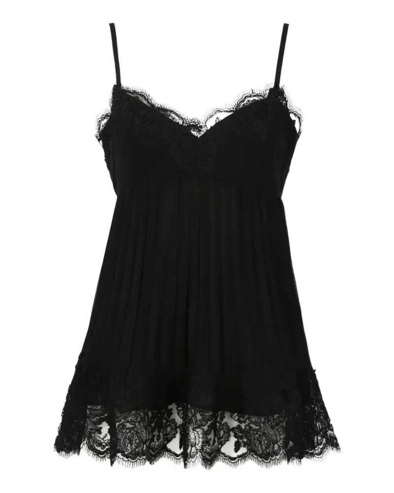 Zimmermann Camisole-Top mit Falten - Schwarz Schwarz